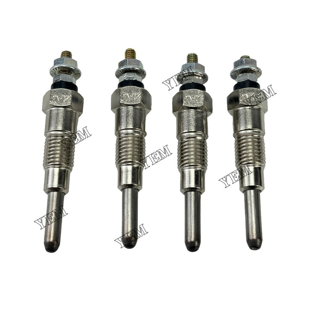 YEM Parts 4PCS For Nissan Glow Plug SD25 Engine EGH 02 F 30 U diesel forklift For Nissan