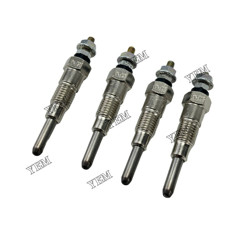 YEM Parts 4PCS For Nissan Glow Plug SD25 Engine EGH 02 F 30 U diesel forklift For Nissan