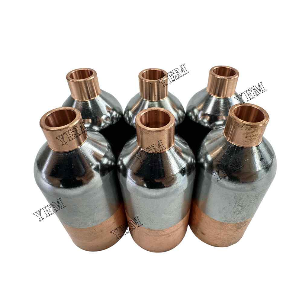 YEM Parts 6PCS11176-0500 Fuel Injector Nozzle sleeve For Hino H07C EH700 Engine