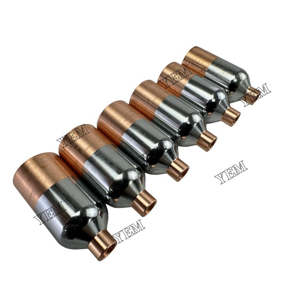YEM Parts 6PCS11176-0500 Fuel Injector Nozzle sleeve For Hino H07C EH700 Engine For Hino