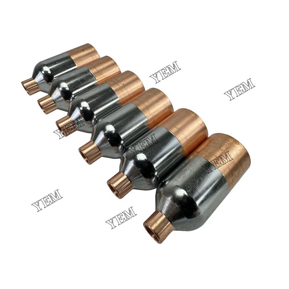 YEM Parts 6PCS11176-0500 Fuel Injector Nozzle sleeve For Hino H07C EH700 Engine For Hino