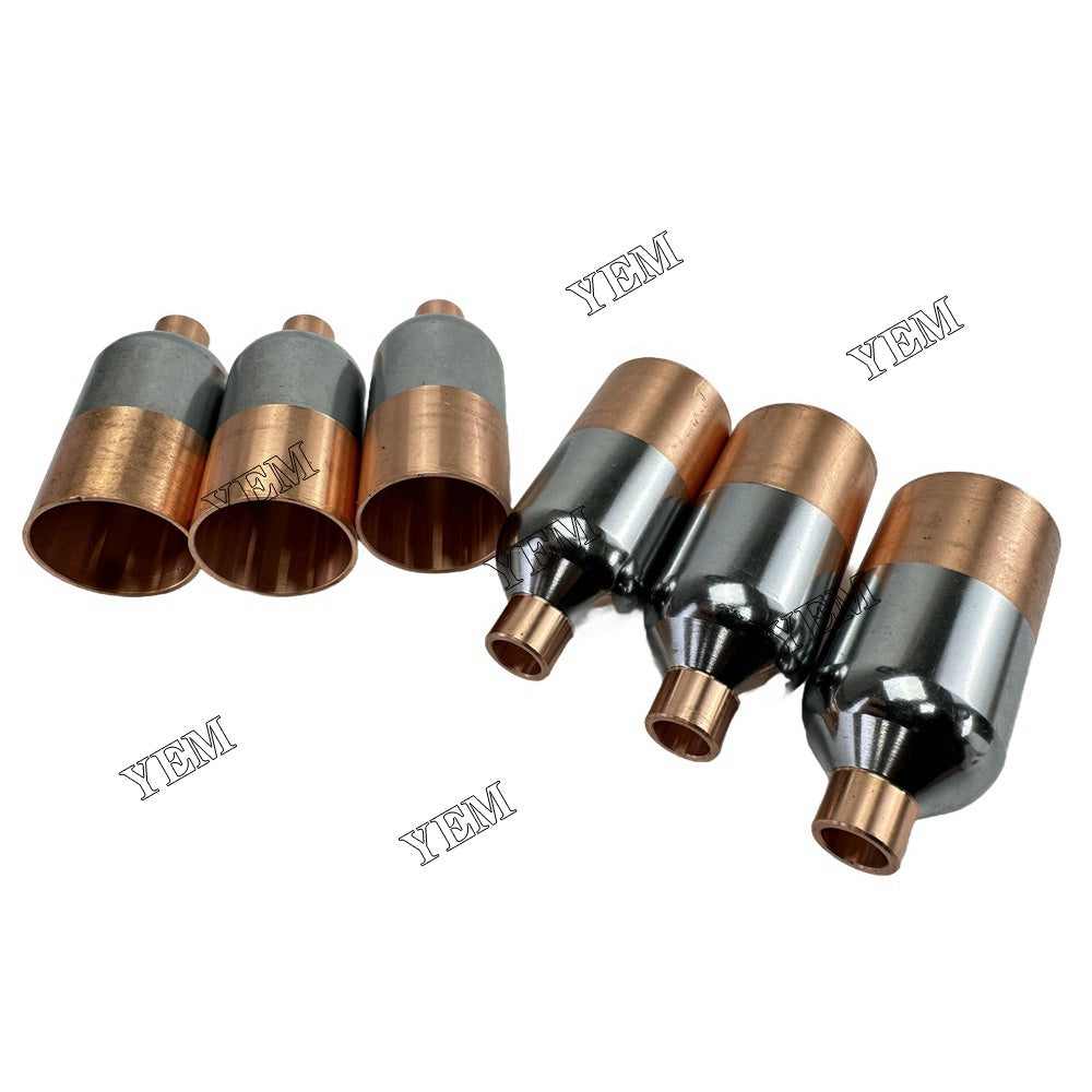 YEM Parts 6PCS11176-0500 Fuel Injector Nozzle sleeve For Hino H07C EH700 Engine For Hino