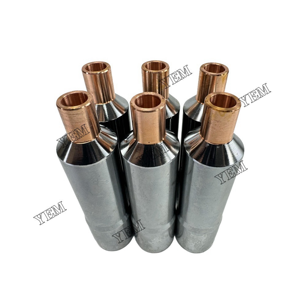 YEM Parts 6PCS11176-1022 Fuel Injector Nozzle sleeve For Hino EH700 H07C Engine For Hino