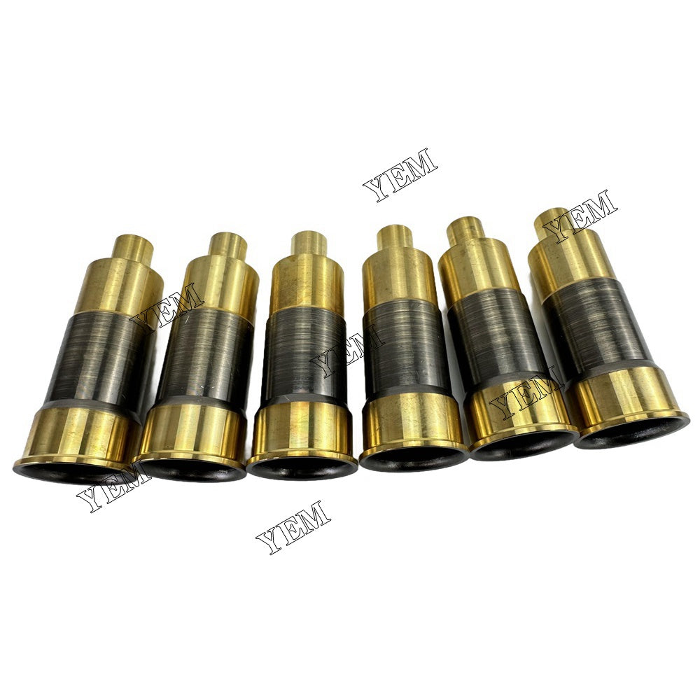 YEM Parts 6PCS Part Number ME074639 Fuel Injector Nozzle sleeve For Mitsubishi 6D17 Engine For Mitsubishi