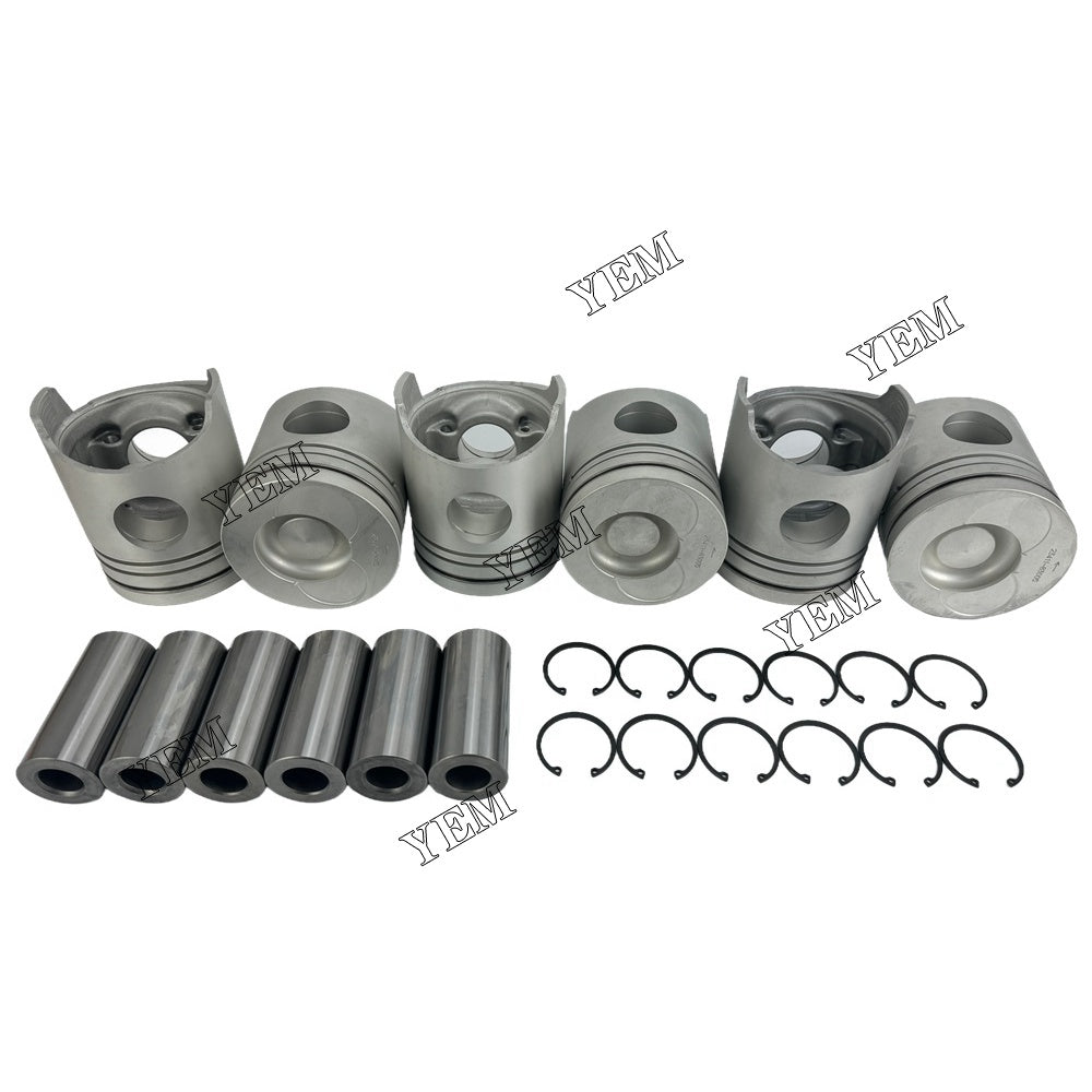 YEM Parts Part Number 23411-83005 Pistons STD For Mitsubishi D6AC Engine