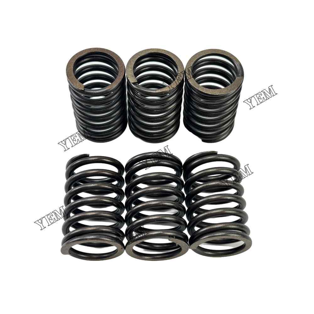YEM Parts 6PCS For Mitsubishi Valve Spring K3E Engine Spare Parts Moffett M 1601 SM