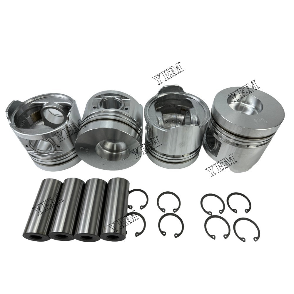 YEM Parts 4PCS For Mitsubishi Pistons STD S4F Engine Spare Parts