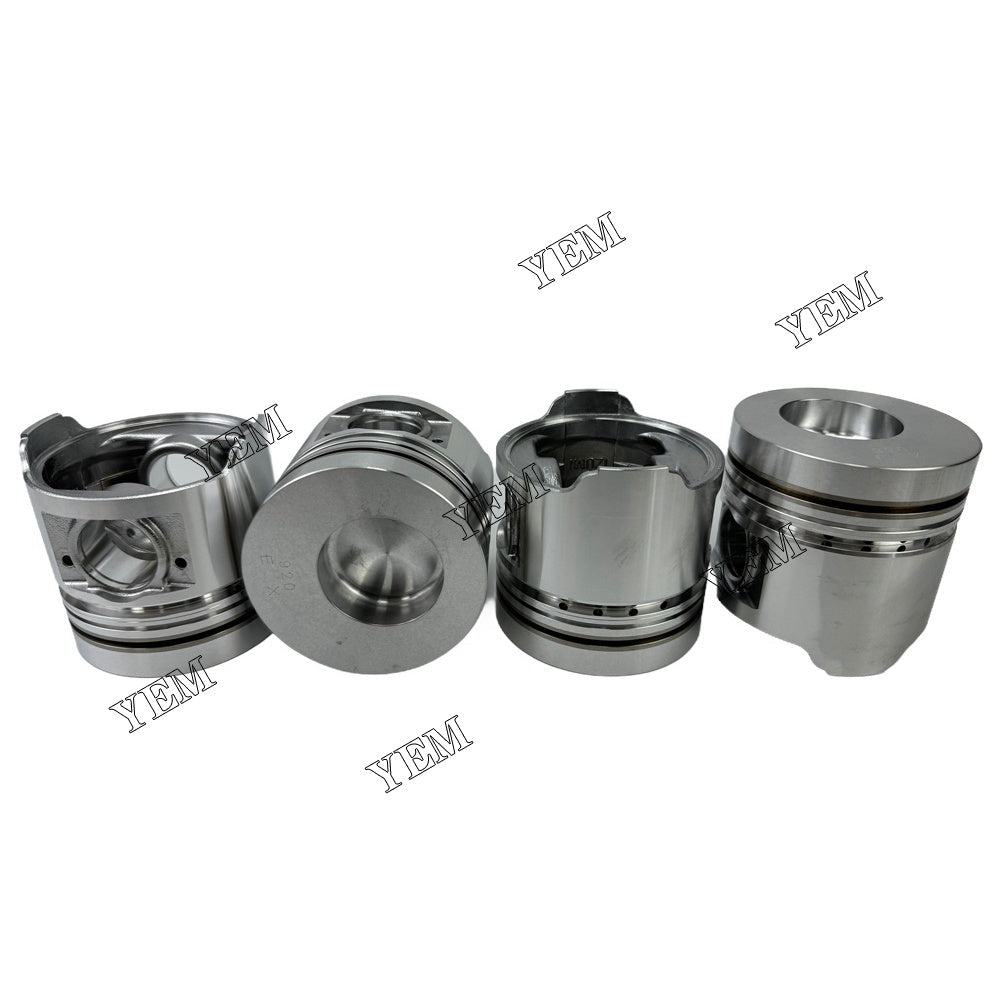 YEM Parts 4PCS For Mitsubishi Pistons STD S4F Engine Spare Parts For Mitsubishi