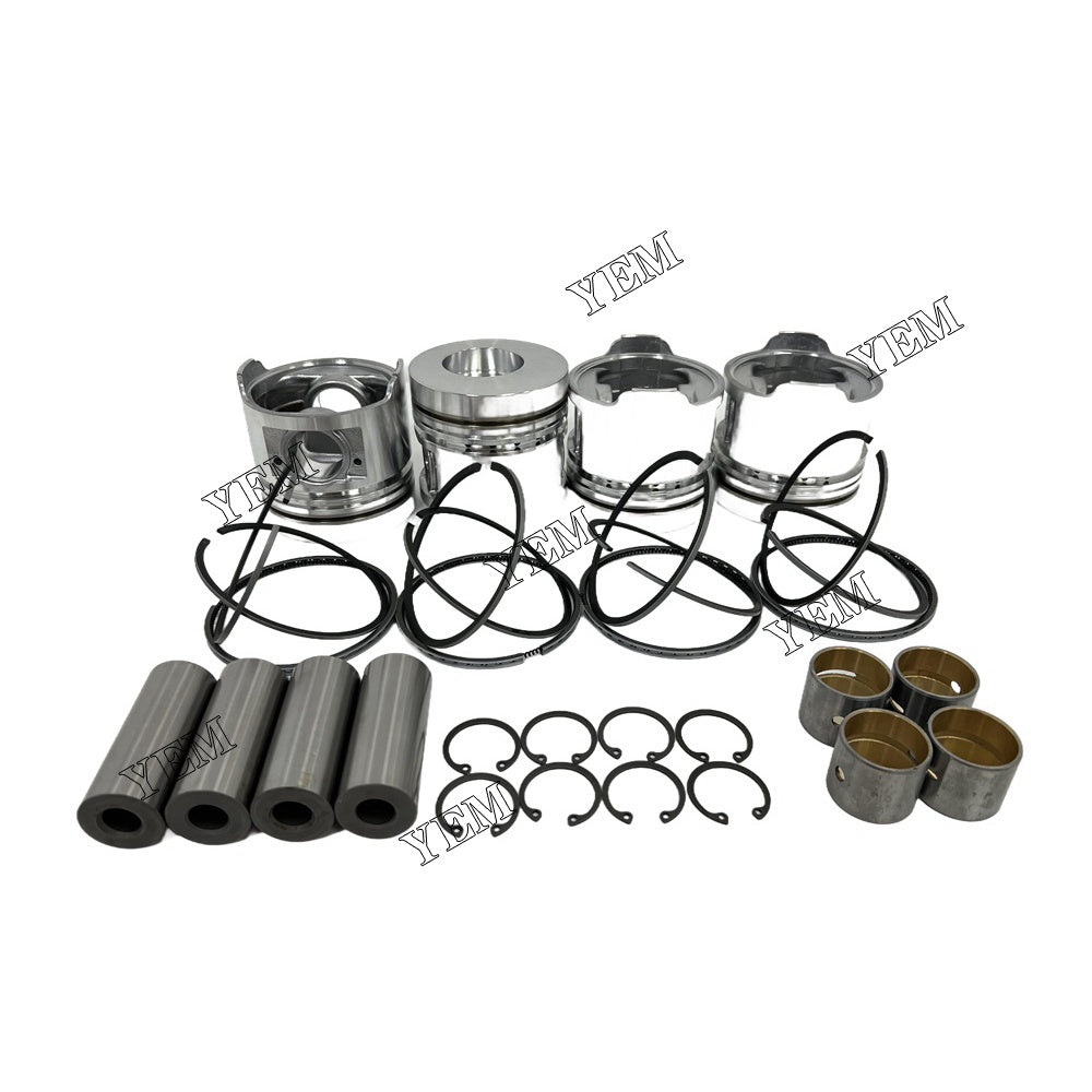 YEM Parts 4PCS For Mitsubishi Piston and Ring set S4F Engine Spare Parts For Mitsubishi