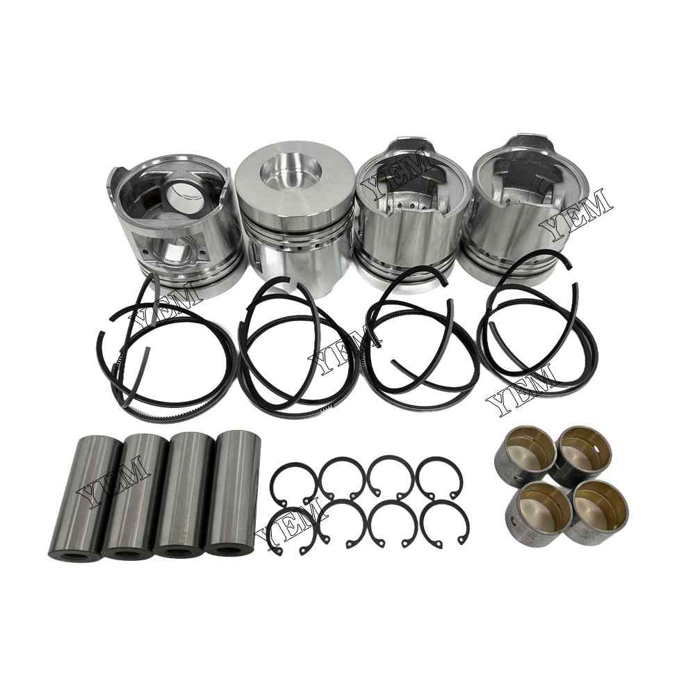YEM Parts 4PCS For Mitsubishi Piston and Ring set S4F Engine Spare Parts For Mitsubishi