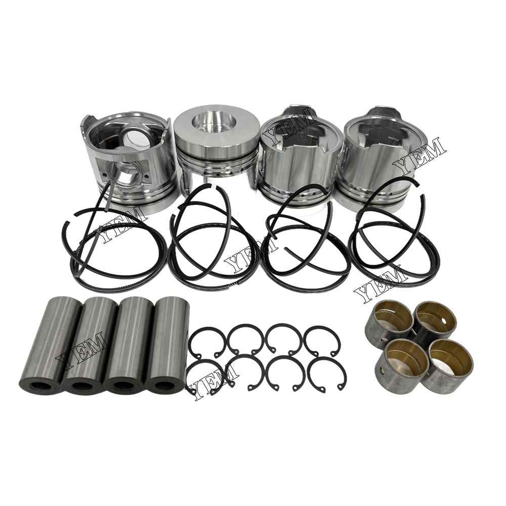 YEM Parts 4PCS For Mitsubishi Piston and Ring set S4F Engine Spare Parts For Mitsubishi