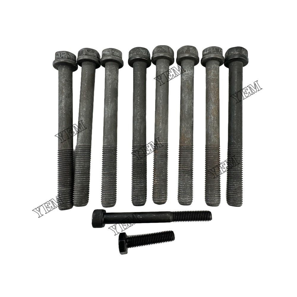YEM Parts For Isuzu Head Bolt Set 3KC1 Engine Spare Parts Gehlmax MB 148 excavator For Isuzu