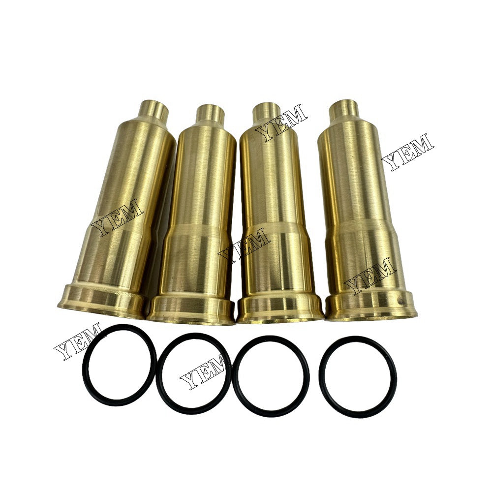 YEM Parts 4PCS Part Number 8-97602301-1 Fuel Injector Nozzle sleeve For Isuzu 4HK1 Engine For Isuzu