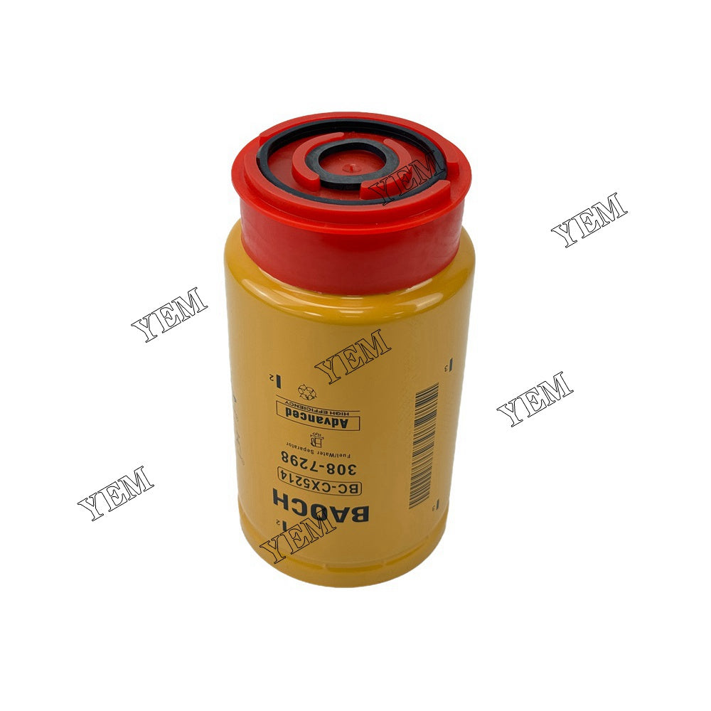 YEM Parts 308-7298 BC-CX5214 2656F122 Fuel Filter For Perkins 1104D-E44TA Engine For Perkins