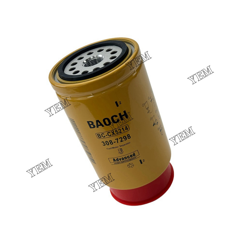 YEM Parts 308-7298 BC-CX5214 2656F122 Fuel Filter For Perkins 1104D-E44TA Engine For Perkins