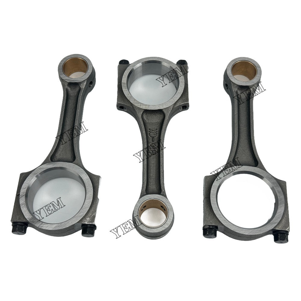 YEM Parts 3PCS For Yanmar Connecting Rod 3TNV80 Engine Spare Parts For Yanmar