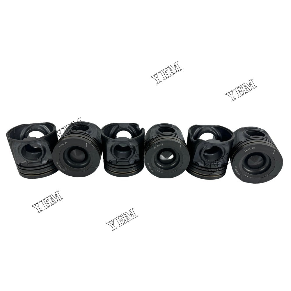 YEM Parts Part Number 5302254 Pistons STD For Cummins 6L Engine For Cummins