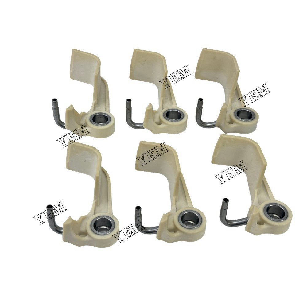 YEM Parts 6PCS3687058 3412860 3680496 Oil Cooling Nozzle For Cummins ISX15 Engine For Cummins