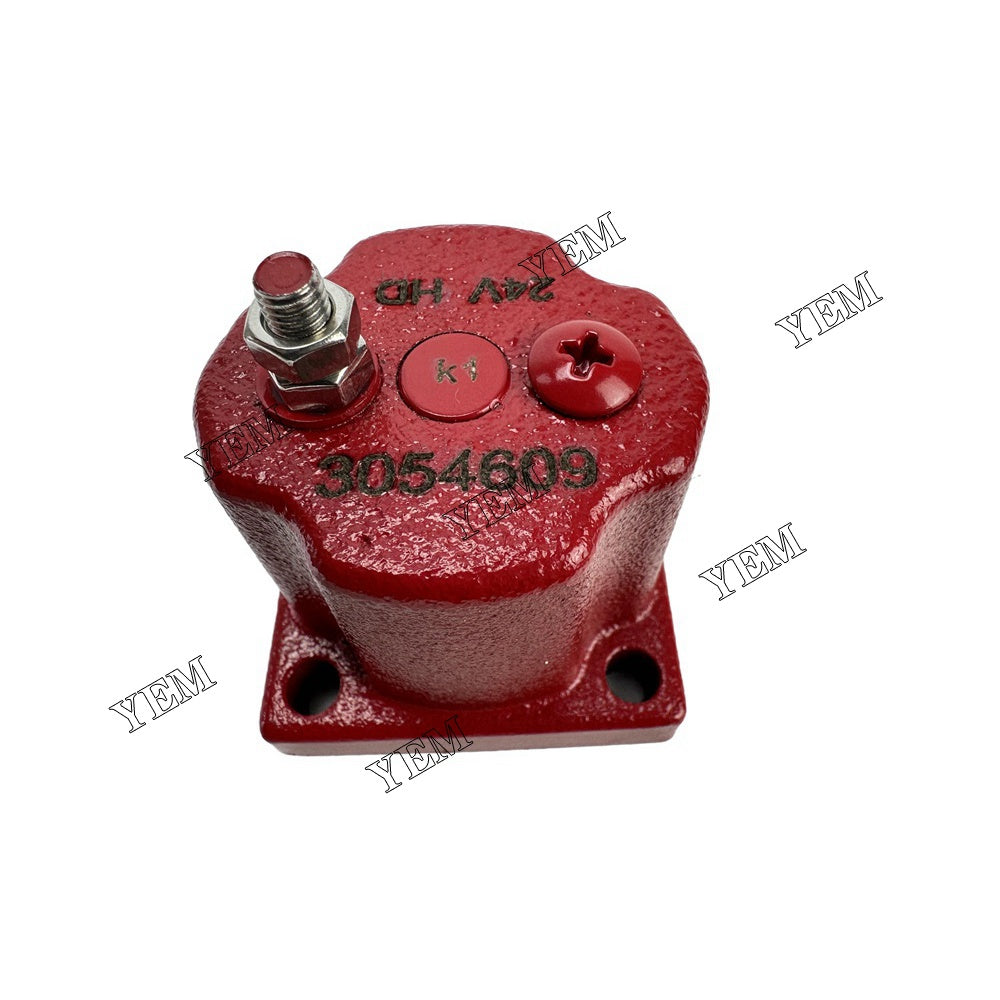 YEM Parts 3054609 Solenoid Valve for Cummins K19 Engine Fit Industrial Diesel Engine