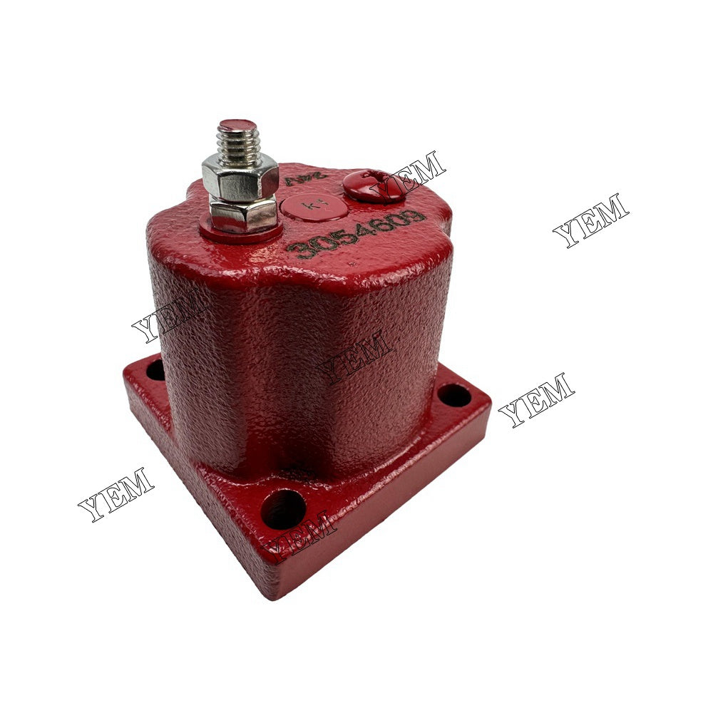 YEM Parts 3054609 Solenoid Valve for Cummins K19 Engine Fit Industrial Diesel Engine For Cummins