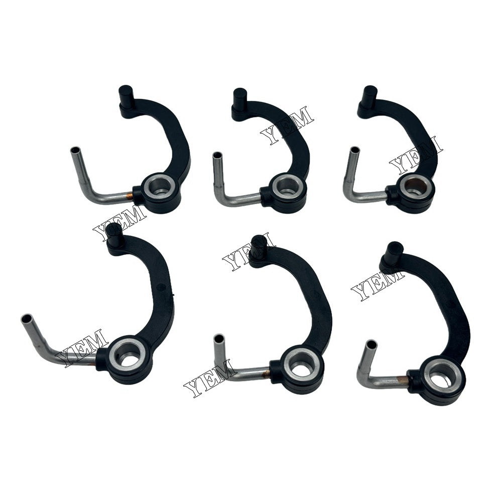 YEM Parts 6PCS Part Number 3080708 045035 Oil Cooling Nozzle For Cummins M11 Engine