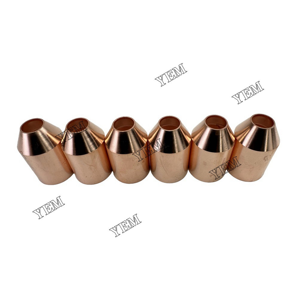 YEM Parts 6PCS Part Number 3011934 Fuel Injector Nozzle sleeve For Cummins NT855 Engine