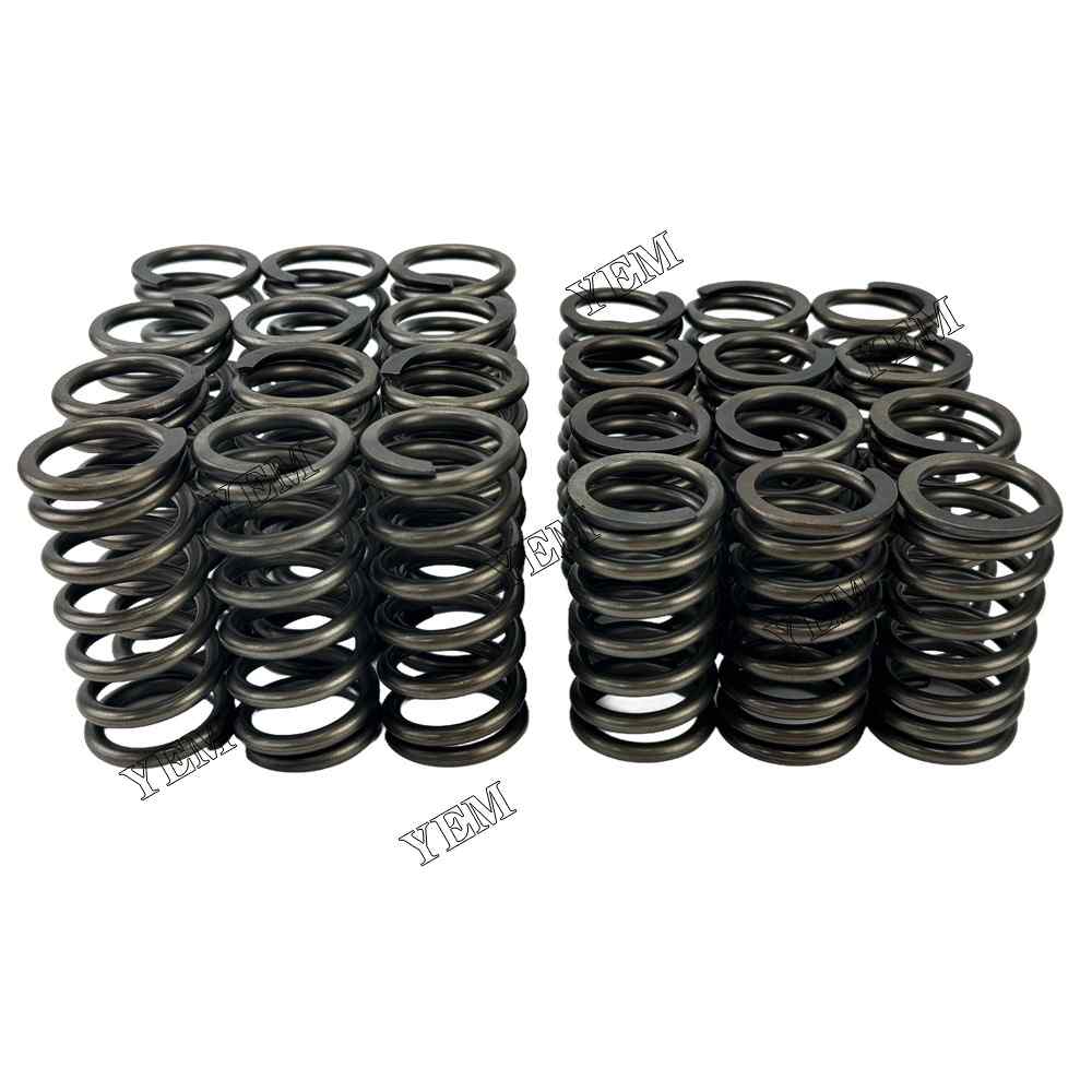 YEM Parts 24 PC 3090469 3804892 Intake and exhaust valve springs For Cummins QSB5.9 Engine For Cummins