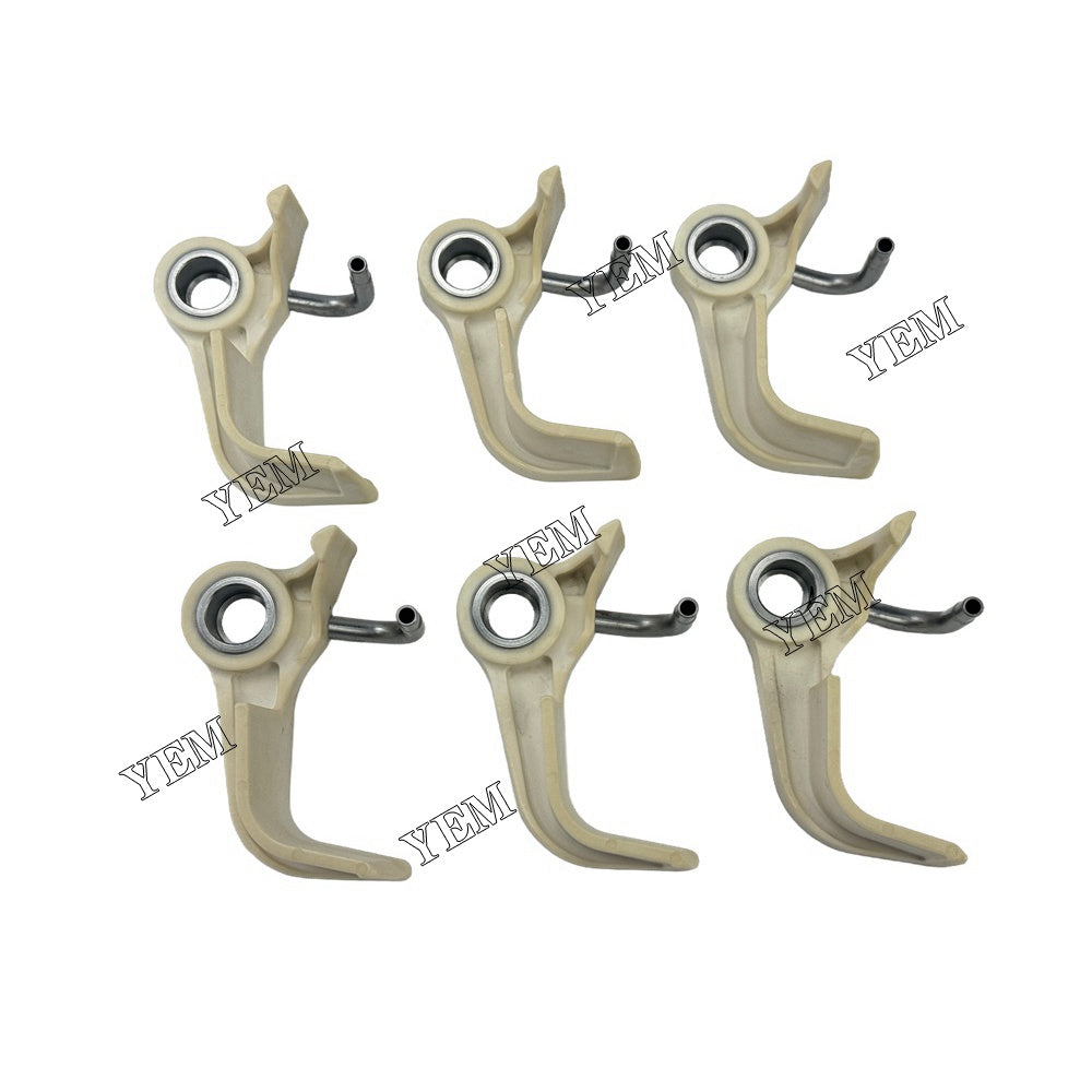 YEM Parts 6PCS3687058 3412860 3680496 Oil Cooling Nozzle For Cummins QSX15 Engine For Cummins