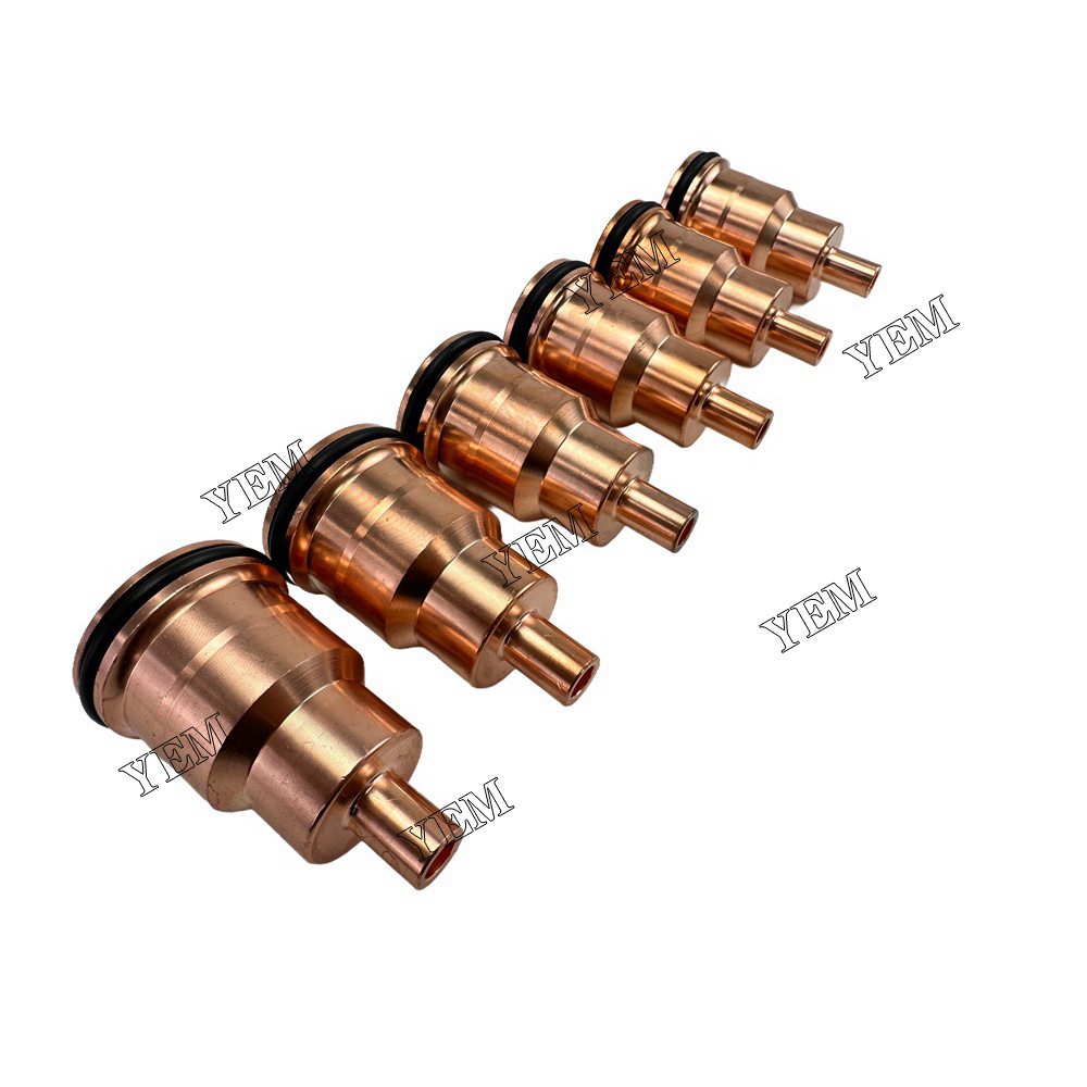 YEM Parts 6PCS Part Number 3183368 Fuel Injector Nozzle sleeve For Volvo D12D Engine For Volvo