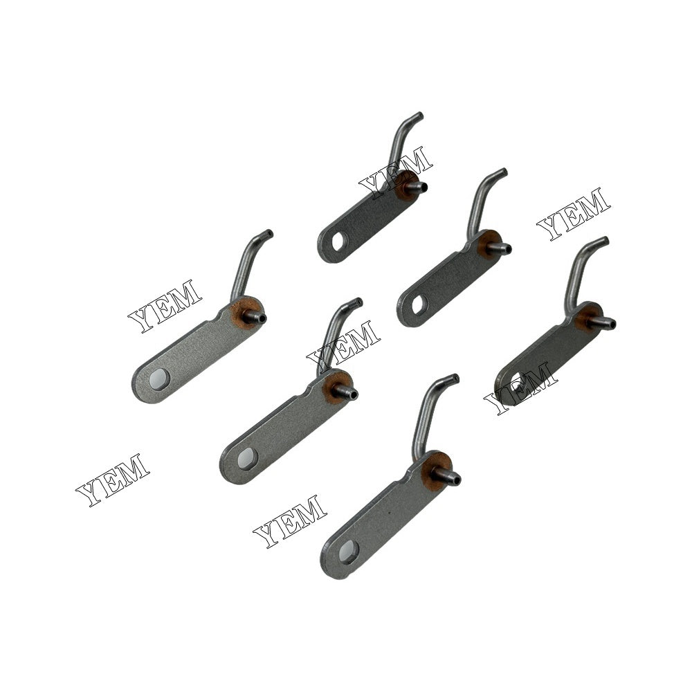 YEM Parts 6PCS4P2457 7C2171 7C4467 Oil Cooling Nozzle For Caterpillar 3114 Engine For Caterpillar