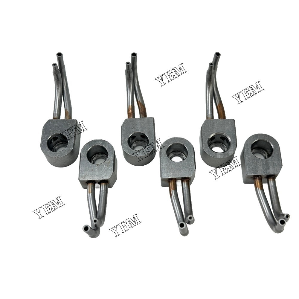 YEM Parts 6PCS 111-2667 195-6606 197-9377 Oil Cooling Nozzle For Caterpillar C10 Engine