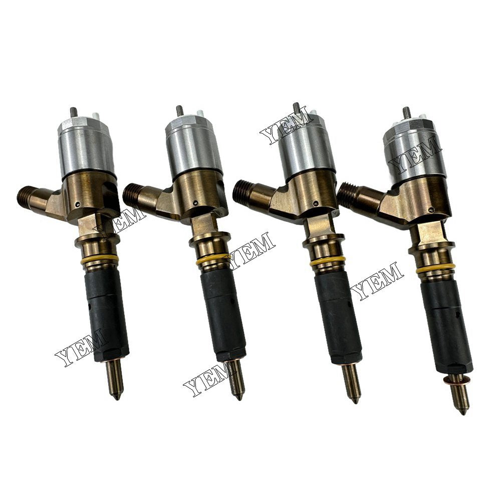 YEM Parts 4PCS Part Number 326-4740 Fuel Injector For Caterpillar C4.2 Engine For Caterpillar