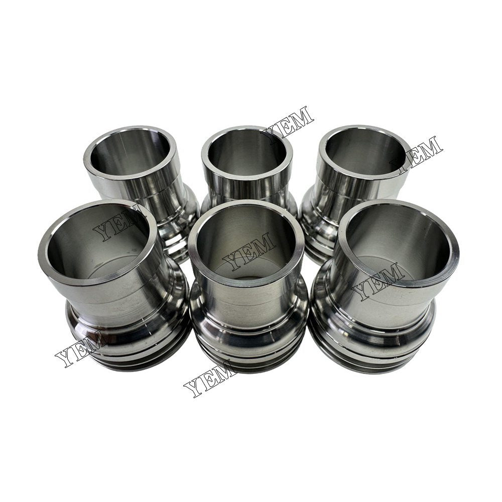 YEM Parts 6PCS Part Number 229-1490 Fuel Injector Nozzle sleeve For Caterpillar C9 Engine For Caterpillar