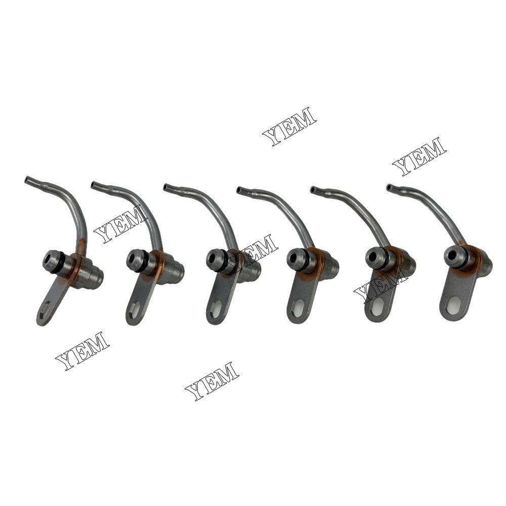 YEM Parts 6PCS Part Number T405344 3293796 Oil Cooling Nozzle For Caterpillar E320D Engine For Caterpillar