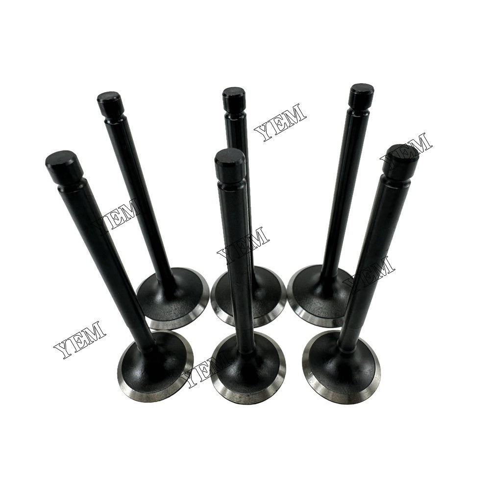 YEM Parts 3PCS For Iseki Intake and exhaust valves E3CD Engine Spare Parts