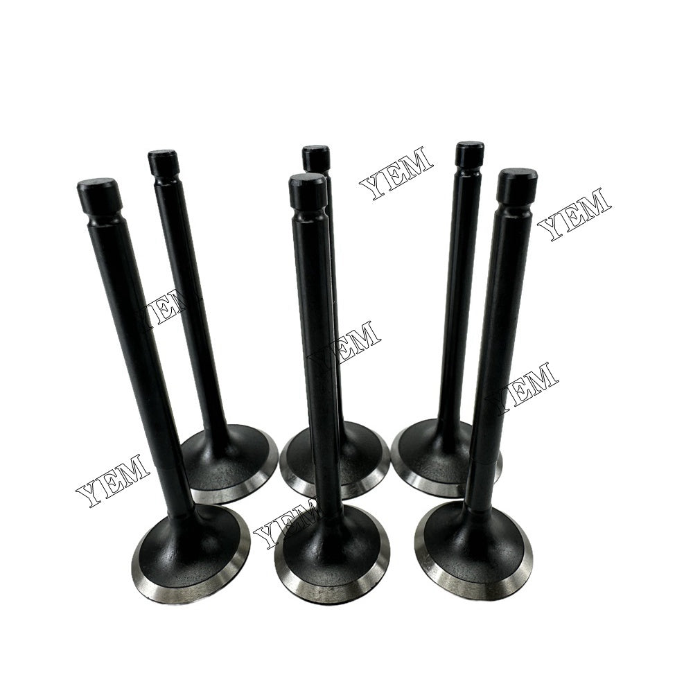 YEM Parts 3PCS For Iseki Intake and exhaust valves E3CD Engine Spare Parts For Iseki