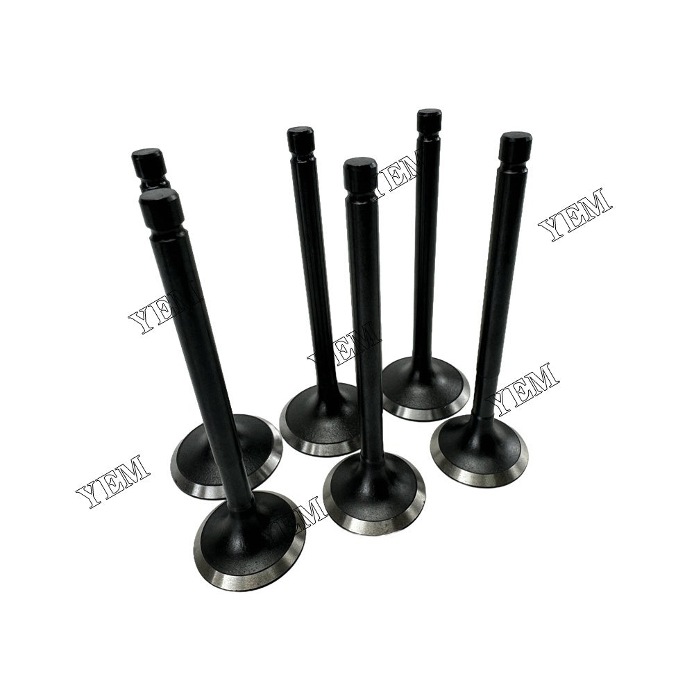 YEM Parts 3PCS For Iseki Intake and exhaust valves E3CD Engine Spare Parts For Iseki