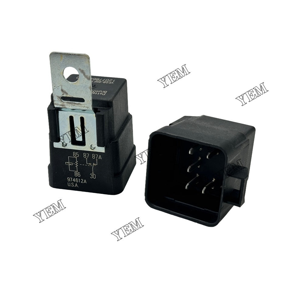 YEM Parts 12077864 VE28-65F14-P01 Relay for Excavator Tractor Engine YEMPARTS