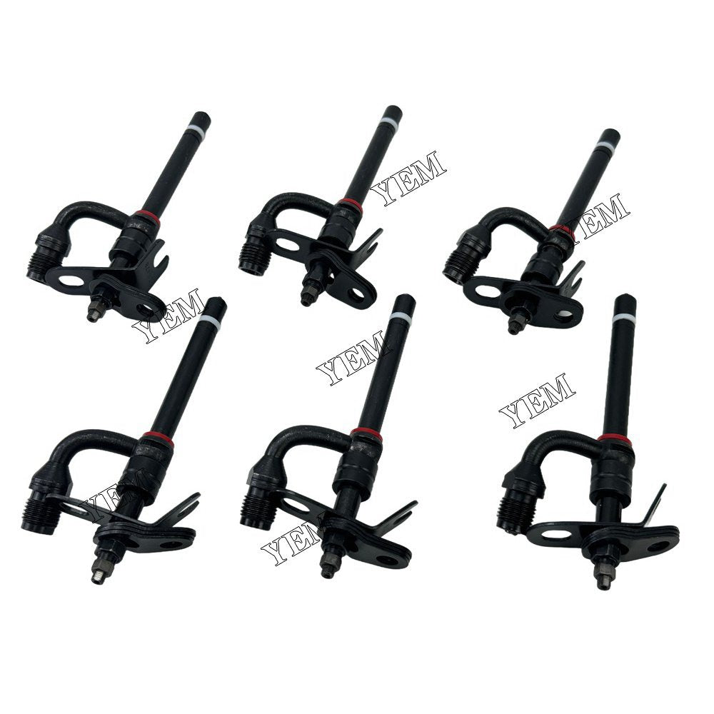 YEM Parts 6PCS Part Number RE28478 RE29279 Fuel Injector For John Deere 6068 Engine