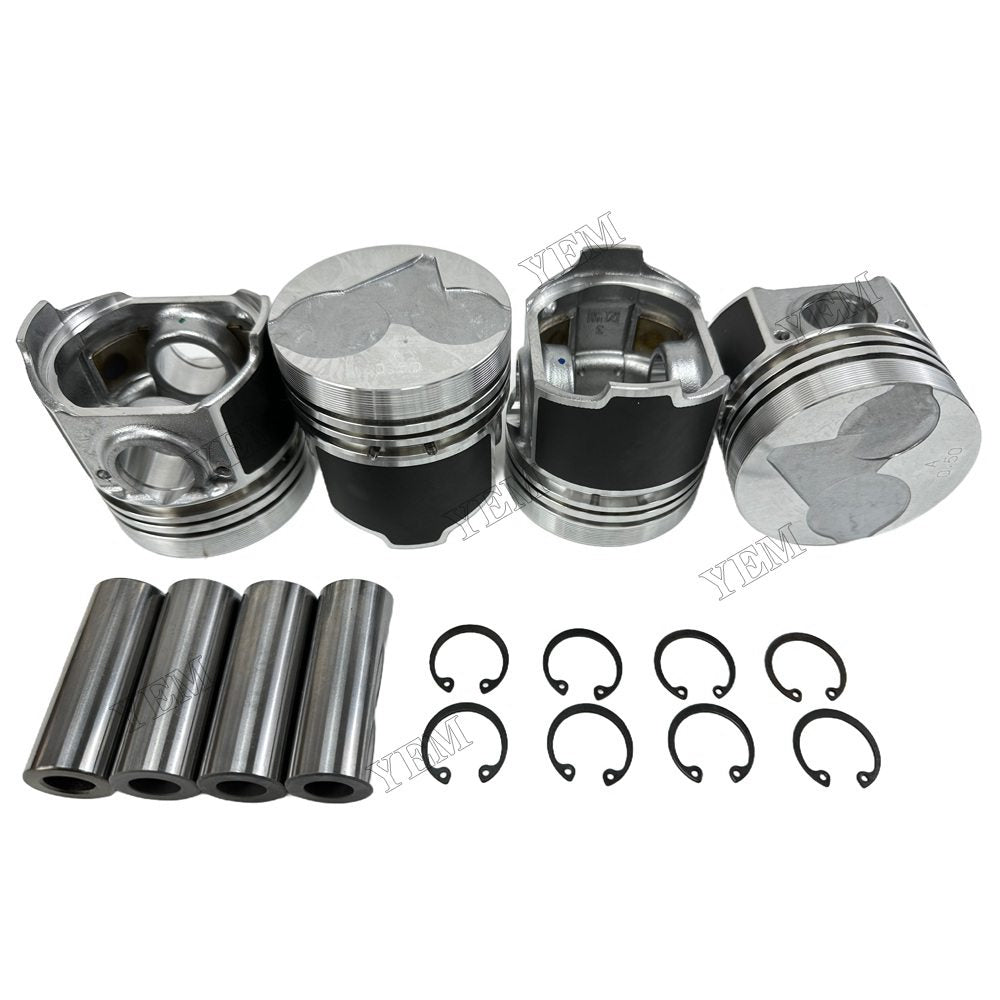 YEM Parts 3PCSH1640-21100 16427-21113 Piston oversized 0.5 For Kubota D1403 Engine For Kubota
