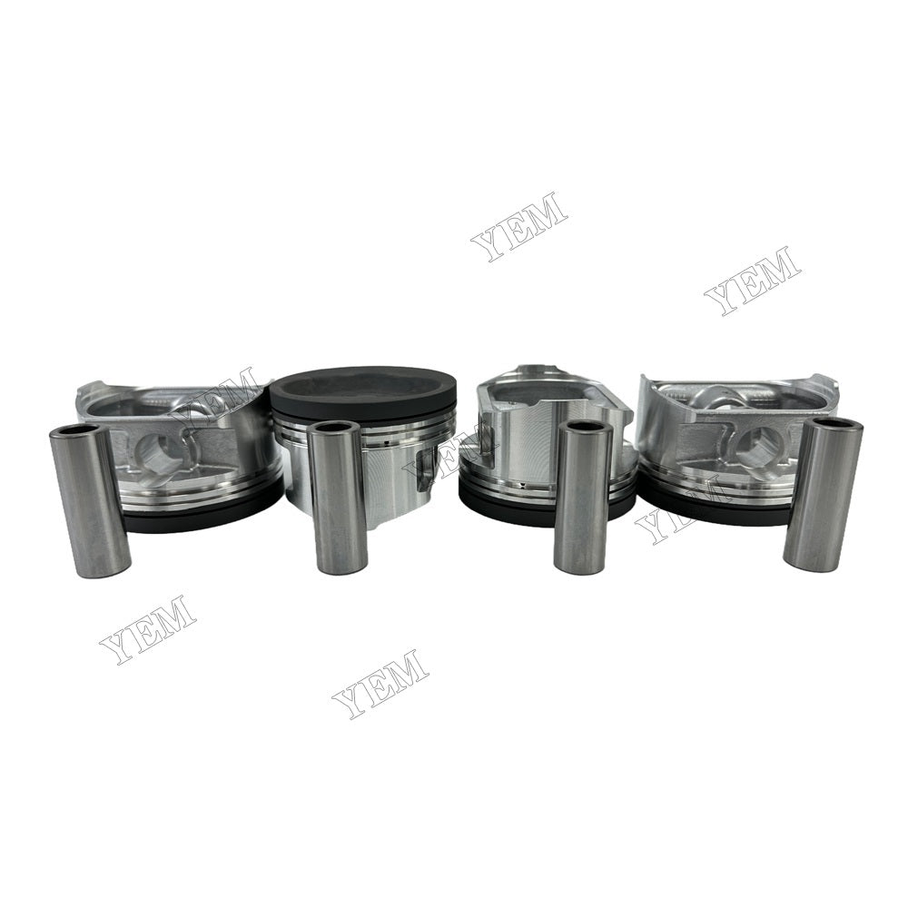 YEM Parts 4PCS For Nissan Pistons STD K21 Engine Maximal FG 15 T-M2WB3 diesel forklift For Nissan