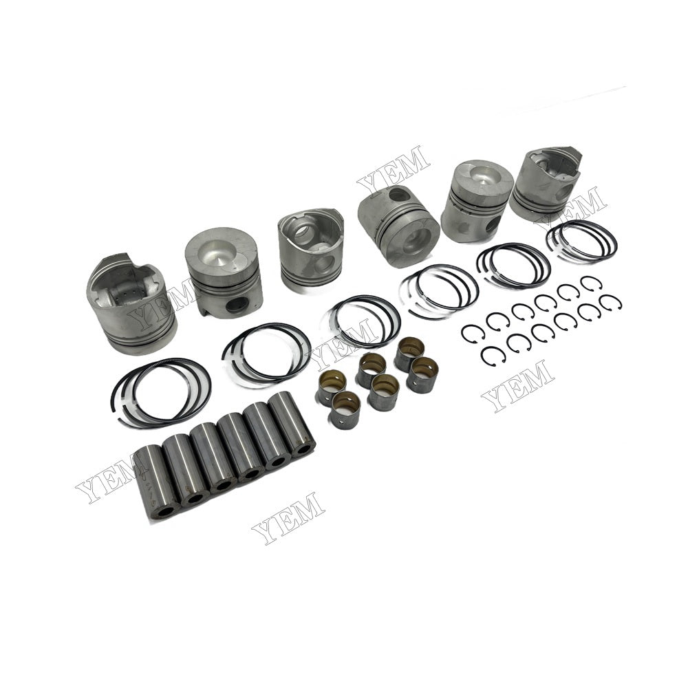 YEM Parts For Mitsubishi Piston and Ring set 6D14 Engine Spare Parts