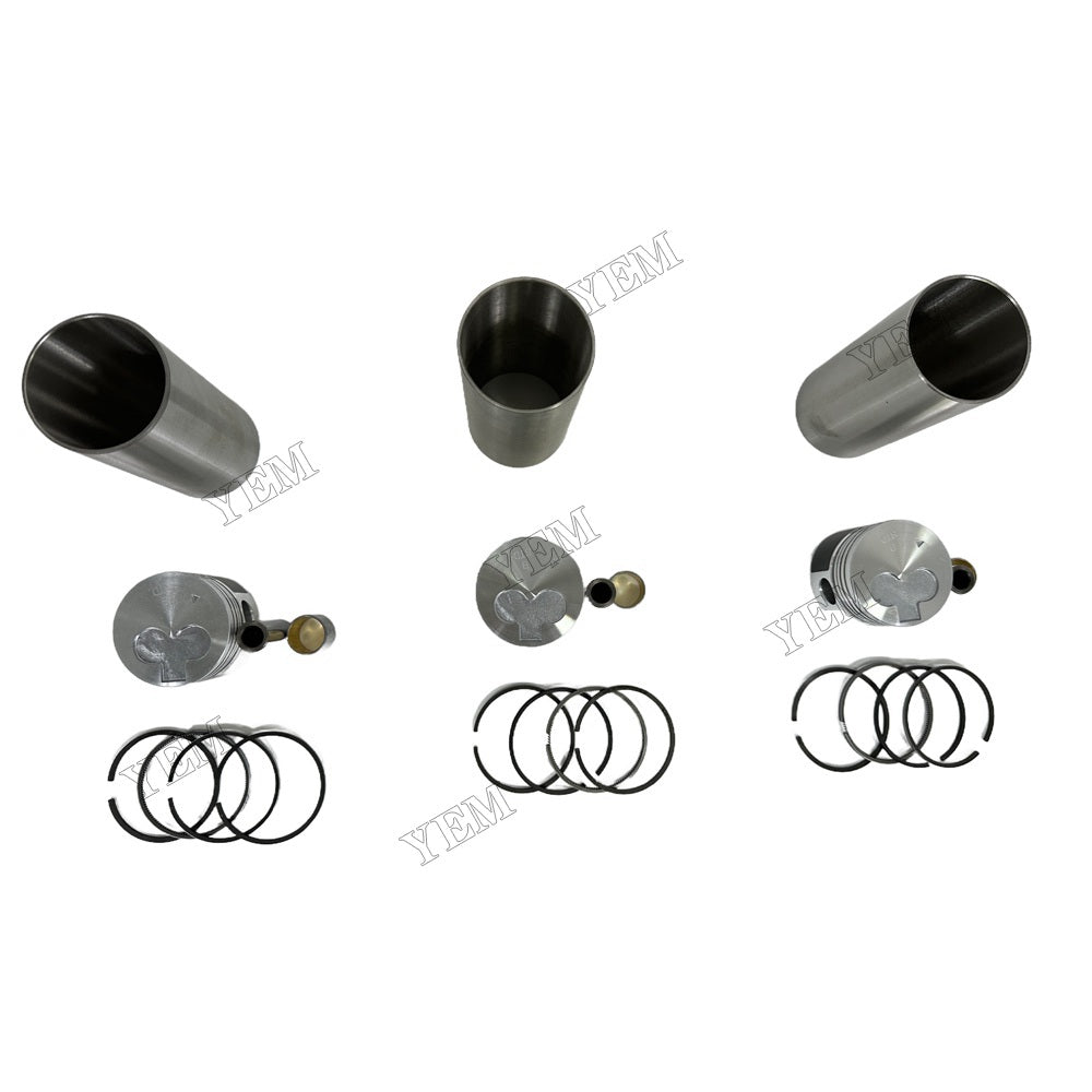 YEM Parts high quality K3B Cylinder Liner Kit For Mitsubishi Piston flower Bottom For Mitsubishi