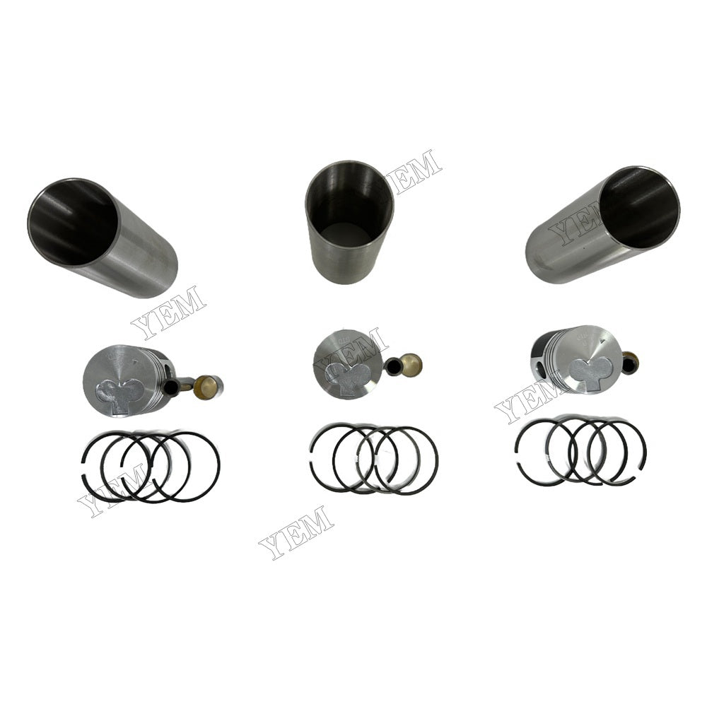 YEM Parts high quality K3B Cylinder Liner Kit For Mitsubishi Piston flower Bottom For Mitsubishi
