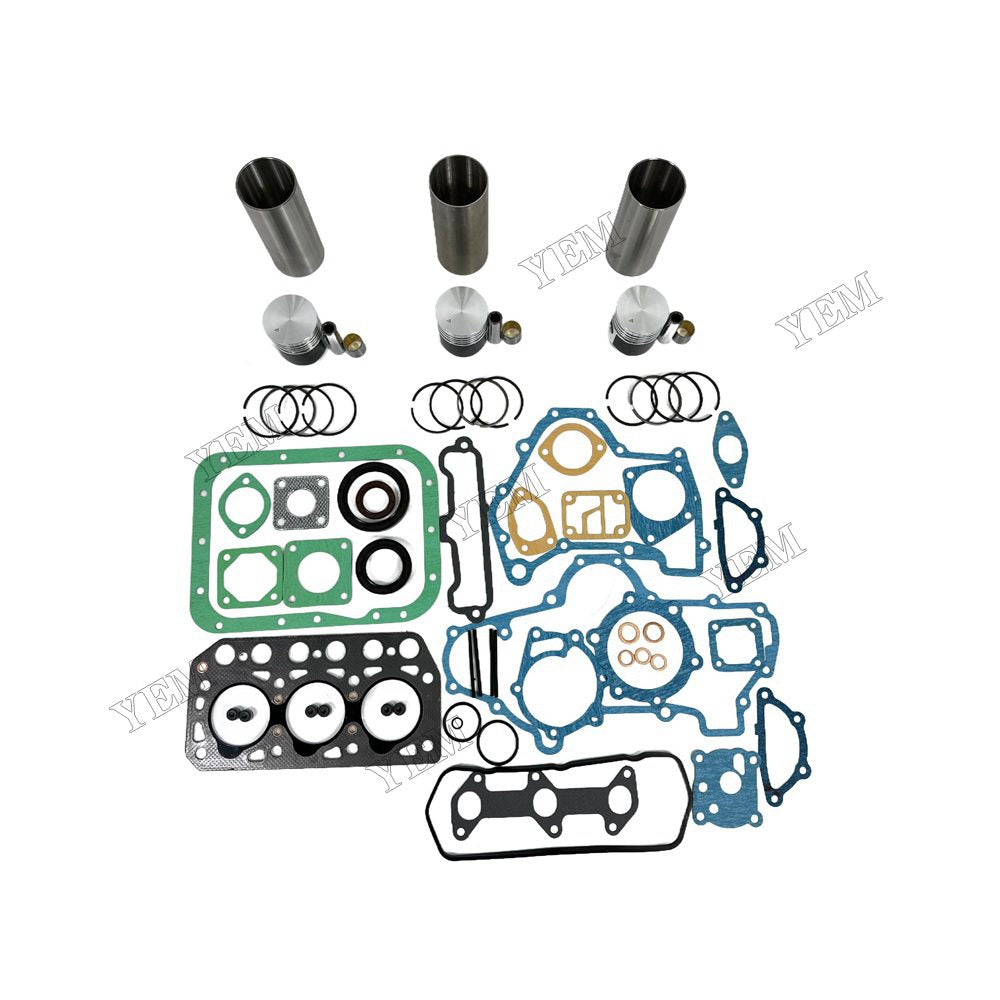 YEM Parts high quality K3B Overhaul Kit With Gasket Set For Mitsubishi K3B Engine For Mitsubishi