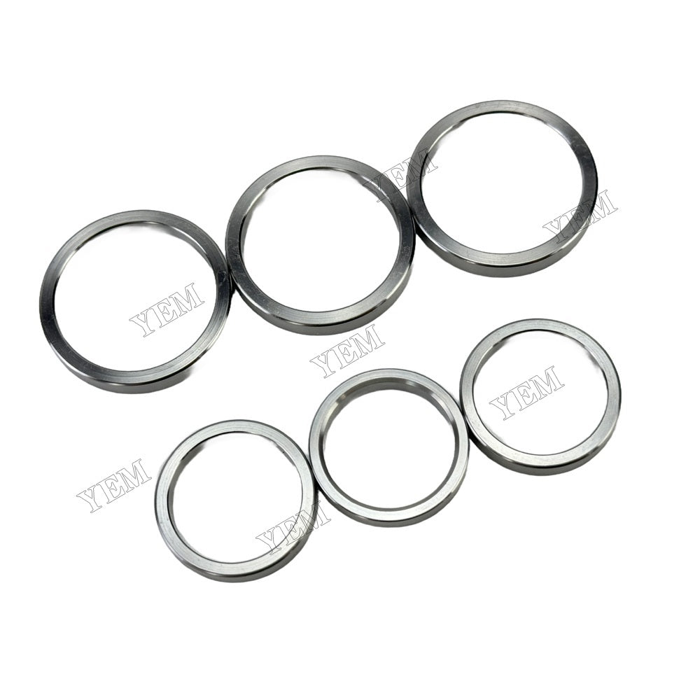 YEM Parts 6PCS For Mitsubishi Intake and exhaust seat ring S3L Engine Spare Parts