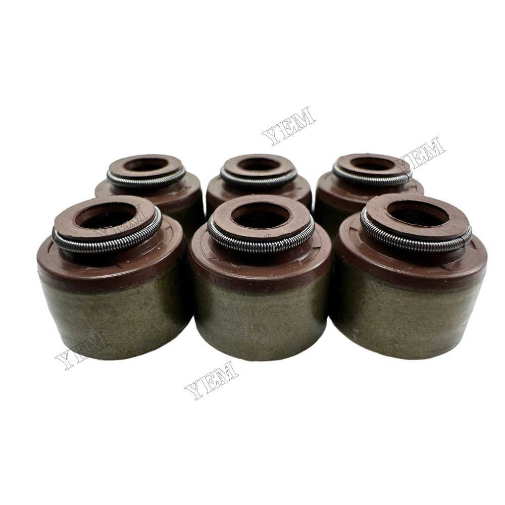 YEM Parts 6PCS For Mitsubishi Valve Oil Seal S3L Engine Spare Parts