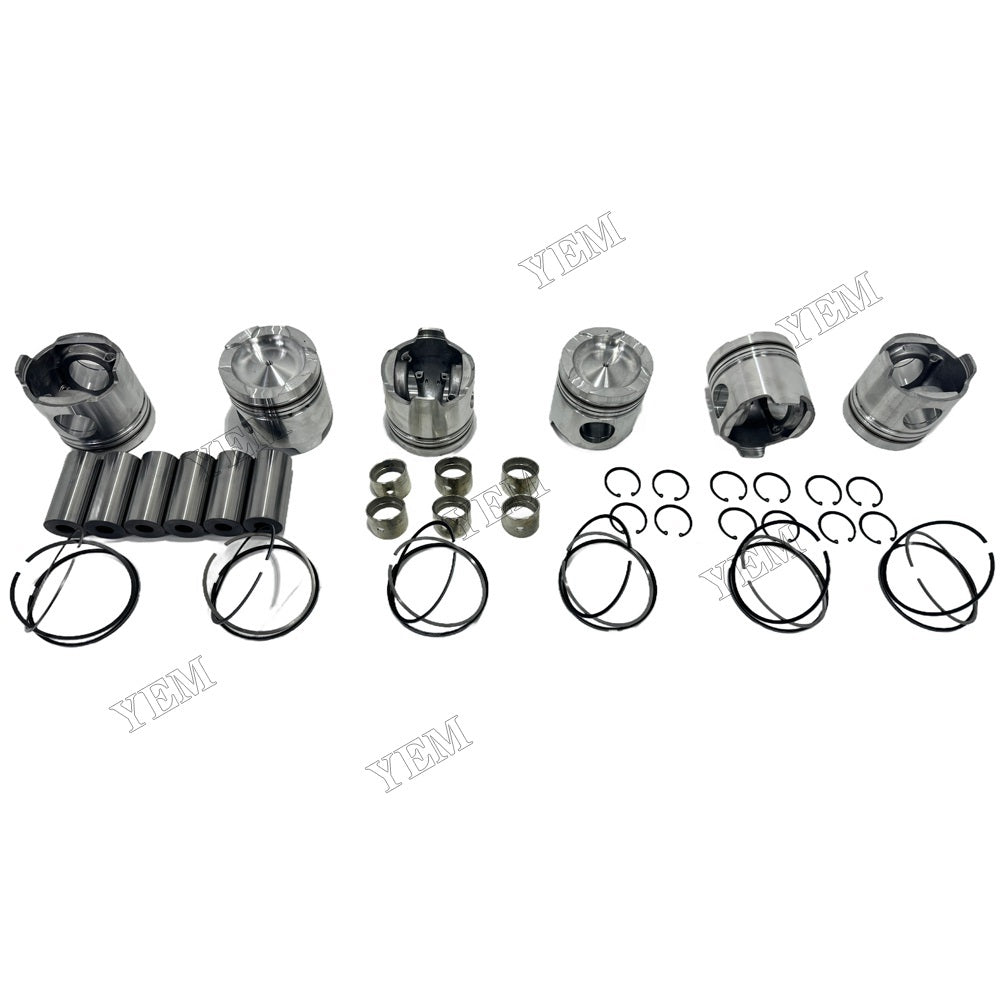YEM Parts For Mitsubishi Piston and Ring set S6A3 Engine Spare Parts For Mitsubishi