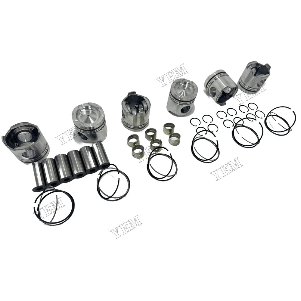 YEM Parts For Mitsubishi Piston and Ring set S6A3 Engine Spare Parts For Mitsubishi