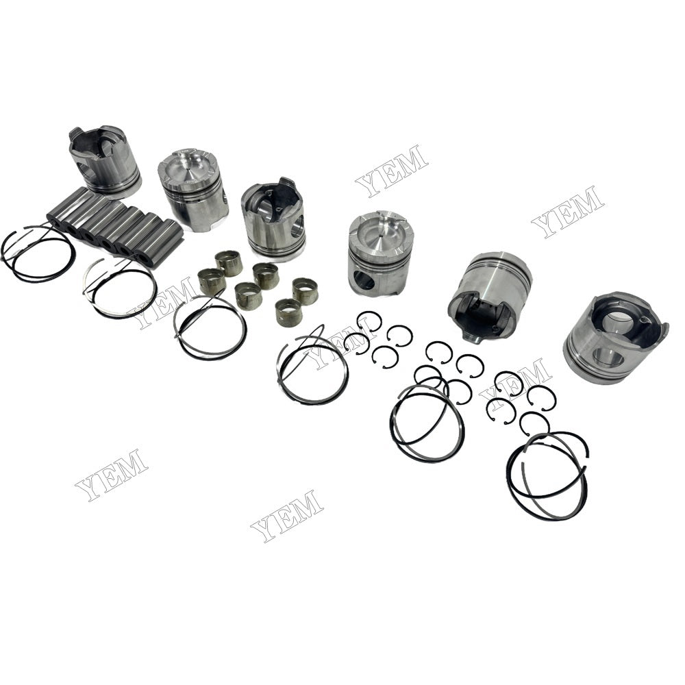 YEM Parts For Mitsubishi Piston and Ring set S6A3 Engine Spare Parts For Mitsubishi